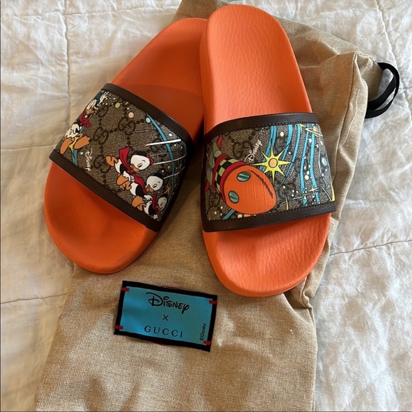 Gucci x Disney Donald Duck slides size 37 - Picture 2 of 4